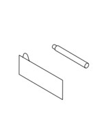 KIT ADHESIVO PORTARROLLOS CON TAPA ARCHITECT COSMIC